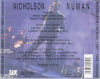 Nicholson & Numan CD 1999